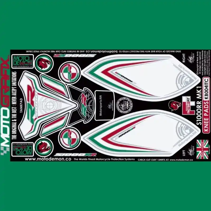 Motografix Tankschutz Knie Pads passend für BMW S1000 RR 2009-2011 Jetzt Kaufen