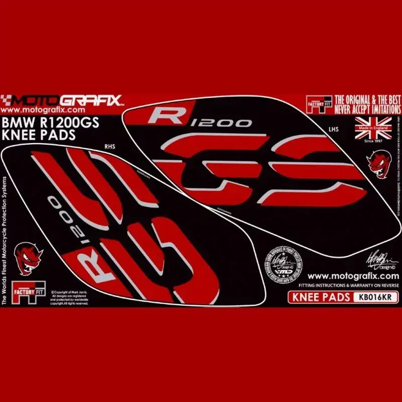 Online Kaufen Motografix Tankschutz Knie Pads passend für BMW R1200 GS 2017