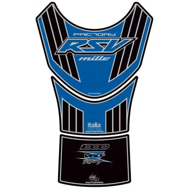 Motografix 3D Tankpad passend für Aprilia RSV Mille 1000 V60° Solange Der Vorrat Reicht