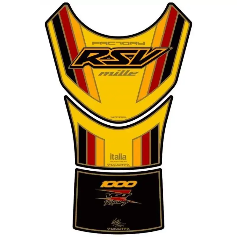 Neu Motografix 3D-Gel Tankpad passend für Aprilia RSV Mille 1000 V60°