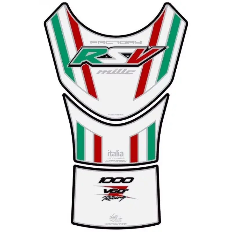 Expressversand Motografix Tankpad 3D Gel Schutz passend für Aprilia RSV Mille 1000 V60°