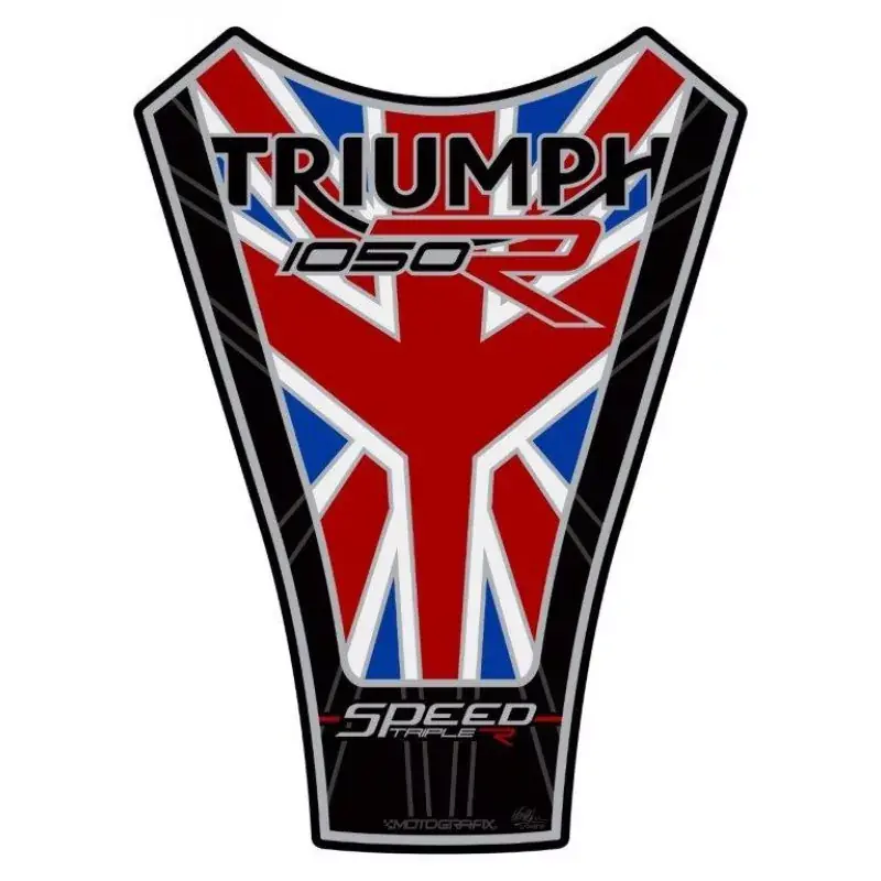 Ausverkauf Motografix 3D Gel Tank Pad Protector passend für Triumph Speed Triple 1050 R