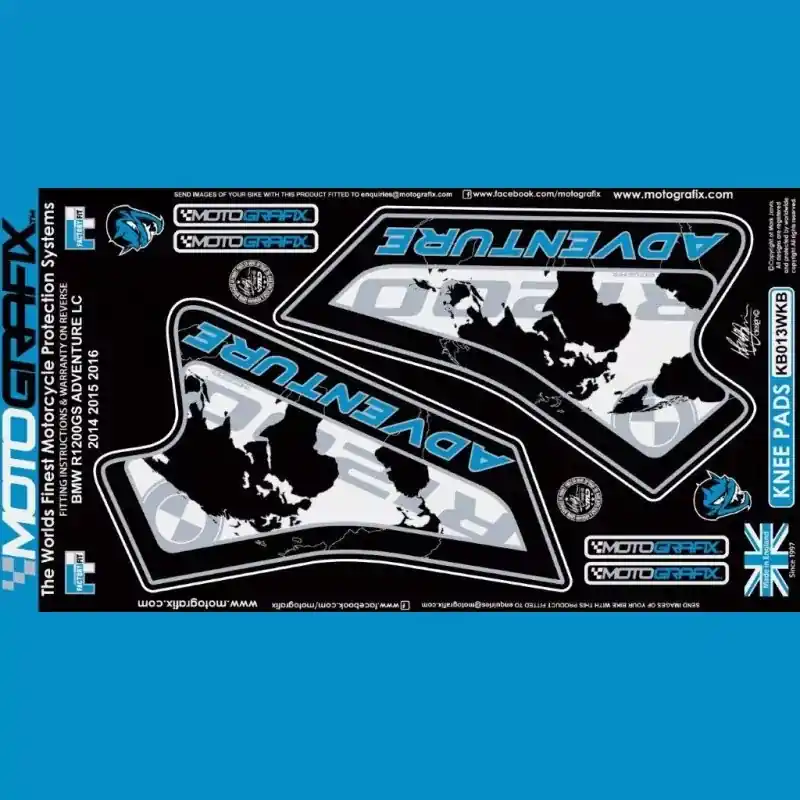 Angebot Motografix Tankschutz Knie Pads passend für BMW R1200 GS Adventure 2014