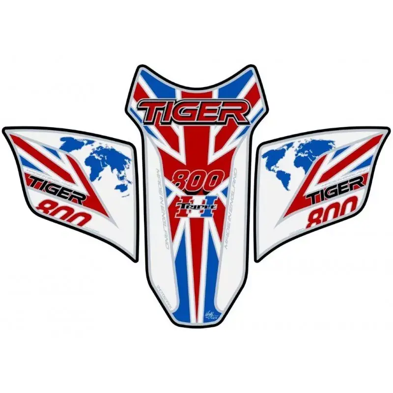 Bestpreis Motografix 3D Gel Tankpad TT031BWUJ passend für Triumph Tiger 800