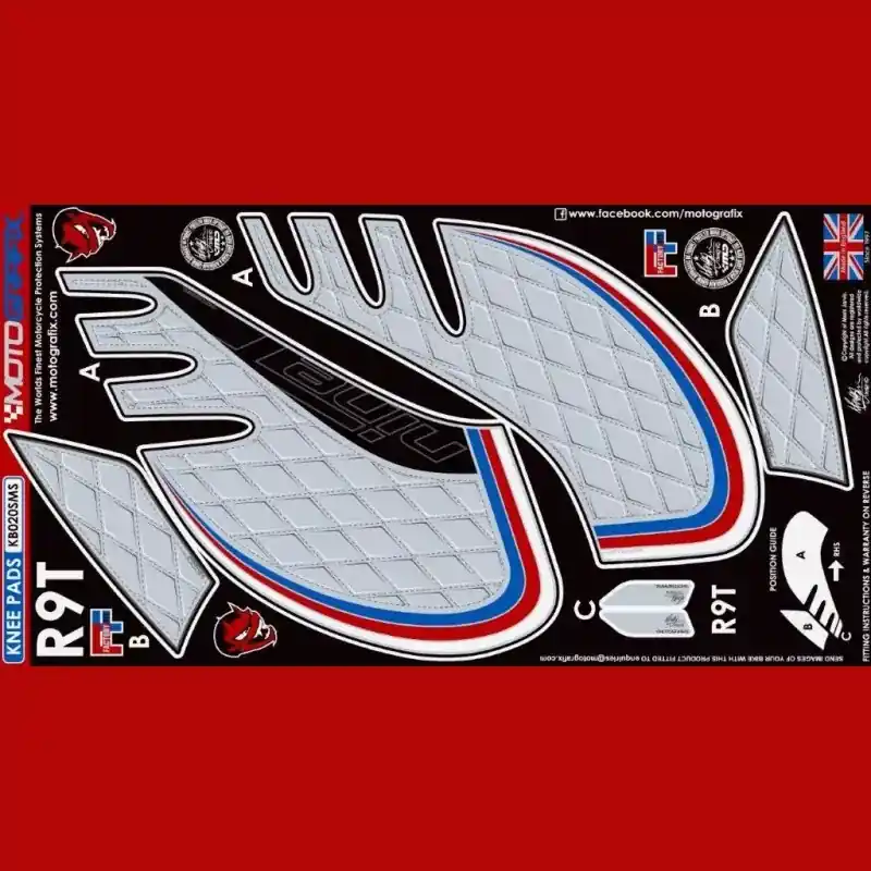 Angebot Motografix Tankschutz Knie Pads passend für BMW R nineT R9T 2017