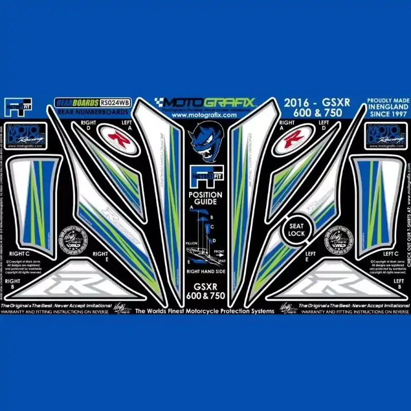 Meistverkauft Motografix Steinschlagschutz hinten passend für Suzuki GSX-R 600 / 750 2011-