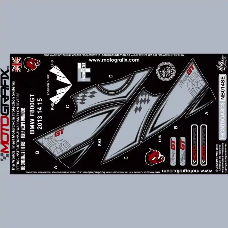 Motografix Steinschlagschutz vorn passend für BMW F800GT 2013–2015 Neu