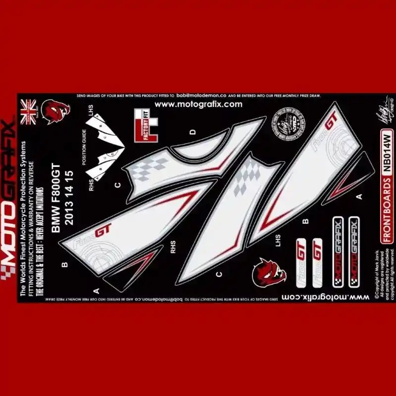 Motografix Steinschlagschutz passend für BMW F800GT 2013–2015 Geprüft