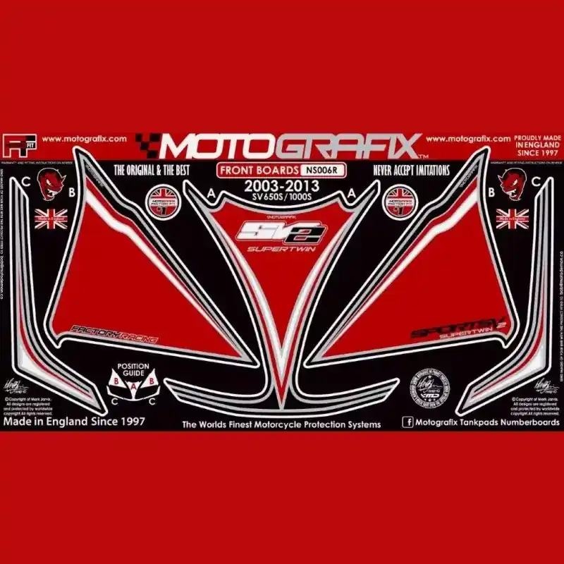 Motografix Steinschlagschutz passend für Suzuki SV 650 / 1000 NS006R 2003–2013 Heißes Angebot