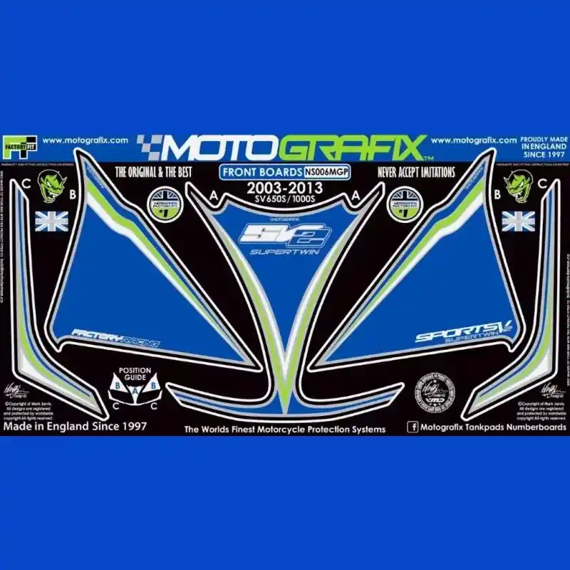 Super-Preis Motografix Steinschlagschutz passend für Suzuki SV 650 / 1000 (2003-2013)