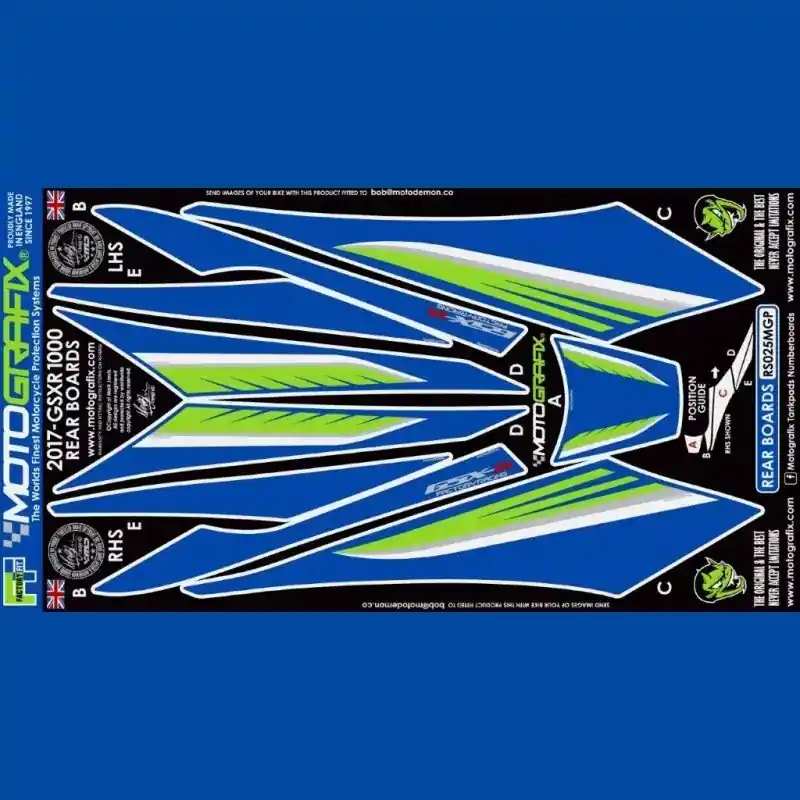 Motografix Steinschlagschutz hinten passend für Suzuki GSX-R 1000/R 2017- RS025MGP Begrenztes Angebot
