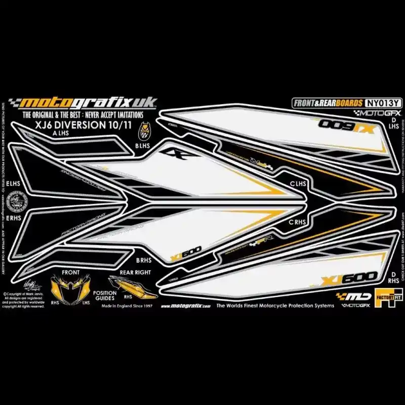 Motografix Steinschlagschutz Set passend für Yamaha XJ6 Diversion 2010-2011 Angebot