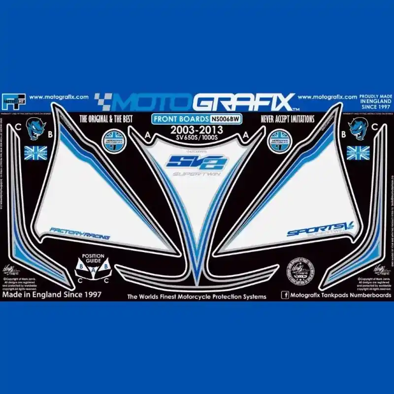 Aktuell Motografix Steinschlagschutz vorn passend für Suzuki SV 650 / 1000 (2003-2013)