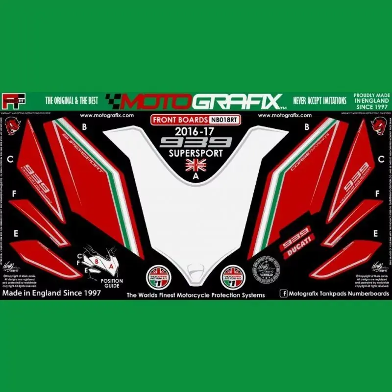 Ausverkauf Motografix Steinschlagschutz vorne passend für Ducati Supersport 939 2017