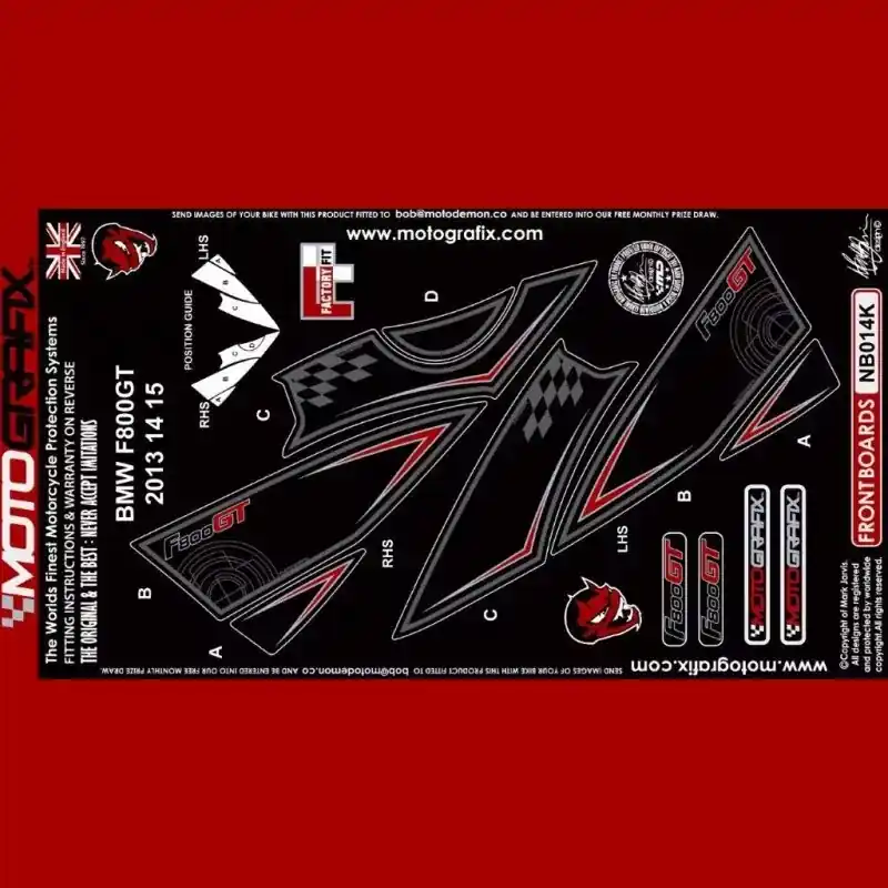 Motografix Steinschlagschutz passend für BMW F800GT 2013-2015 NB014K Mega-Angebot