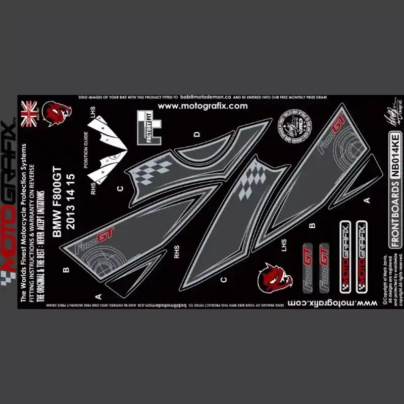 Sonderaktion Motografix Steinschlagschutz vorn passend für BMW F800GT 2013–2015
