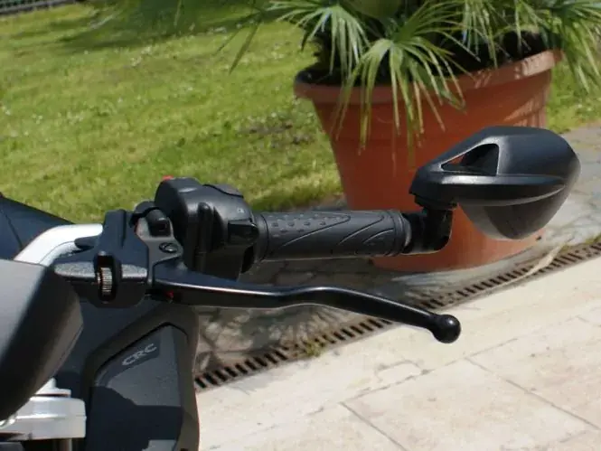 Saisonangebot Lenkerendenspiegel VIPER 7575 links schwarz E-geprüft