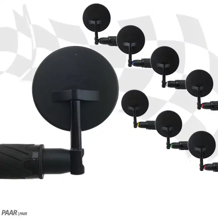 Must-Have Lenkerendenspiegel „Cento“ E-geprüft ABS schwarz Paar M6 starr