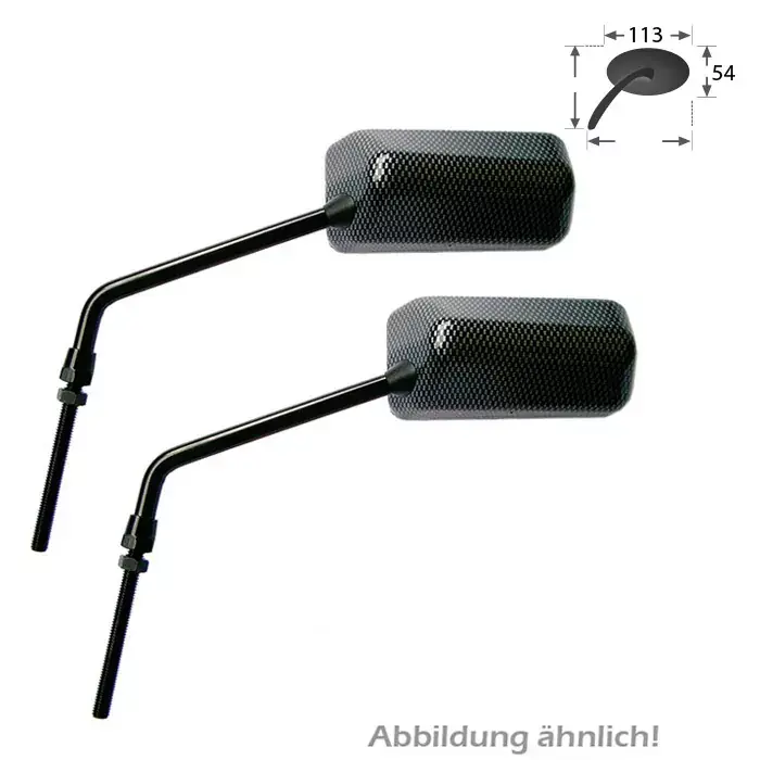 Schnäppchen F1-Spiegel passend für Peugeot oder Piaggio Modelle