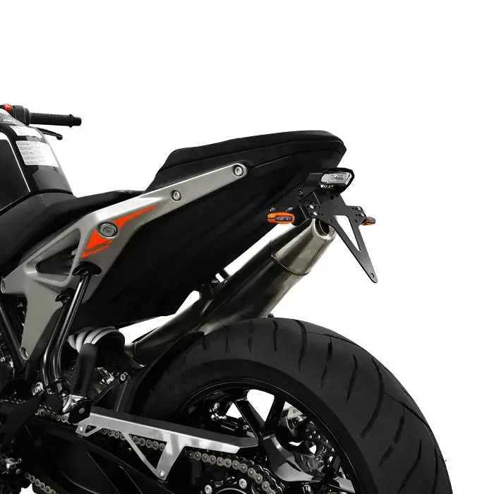 Günstig Kennzeichenhalter passend für KTM 790/890 R Duke 18-20 verstellbar schwarz inkl. Reflektorhalter