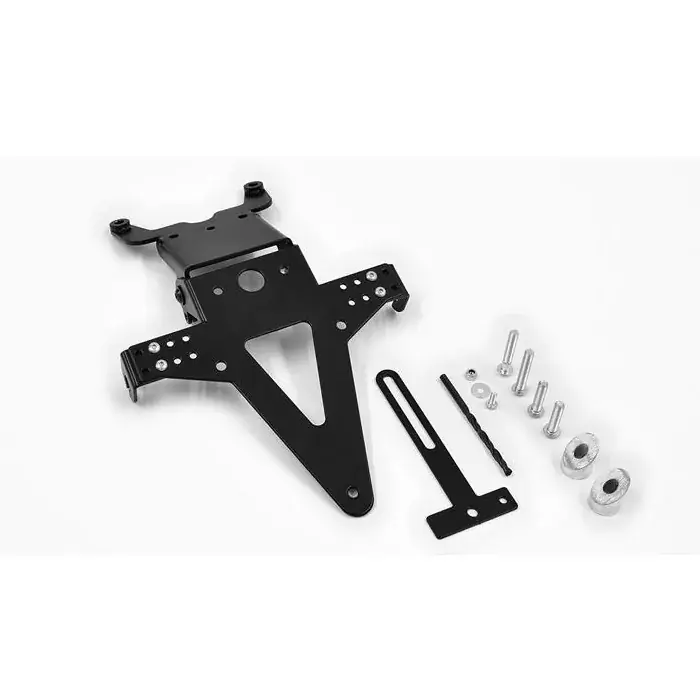 Highlight Kennzeichenhalter passend für KTM Super Duke 990R 07-11 verstellbar schwarz inkl. Reflektorhalter