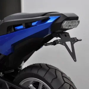 Must-Have Kennzeichenhalter passend für HONDA NC750 S/X (16-19) verstellbar schwarz inkl. Reflektorhalter