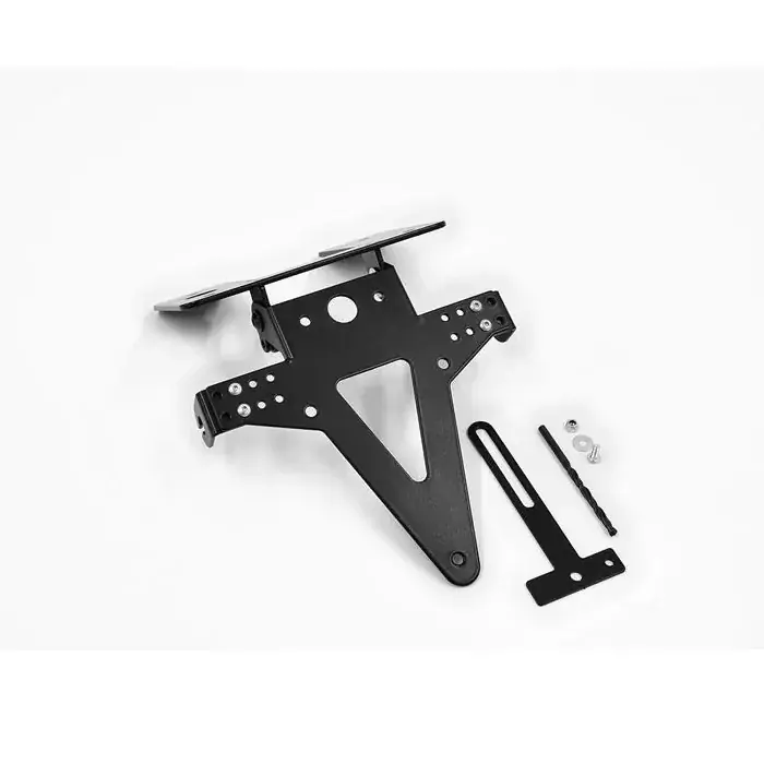 Kennzeichenhalter passend für Kawasaki ER-6N / F 05-08 verstellbar schwarz Highlight