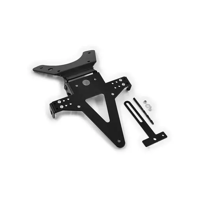 Meistverkauft Kennzeichenhalter passend für Kawasaki ZX-10R 06-07 verstellbar schwarz