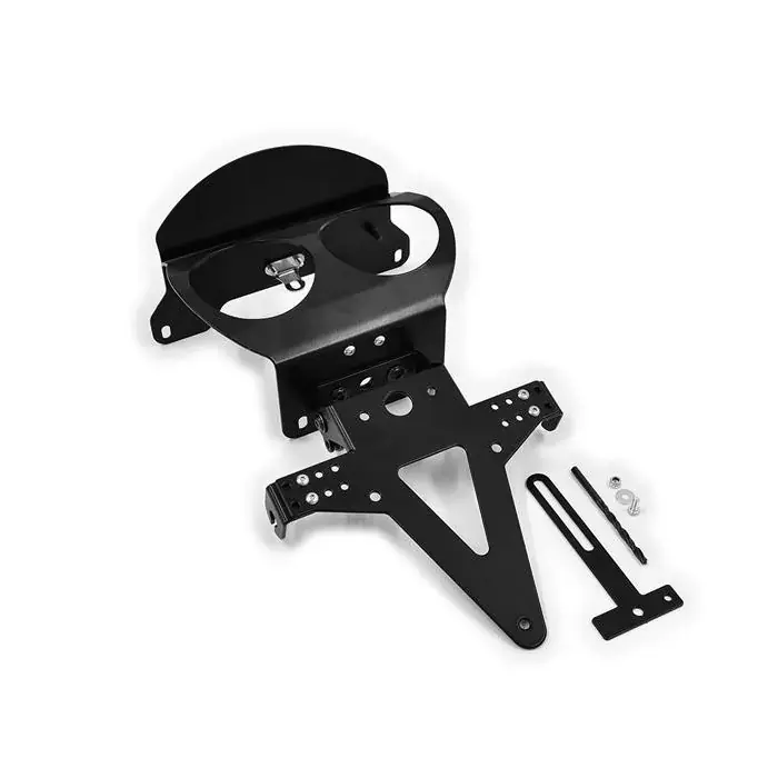 Billig Kennzeichenhalter passend für Suzuki GSR 600 (06-11) verstellbar schwarz