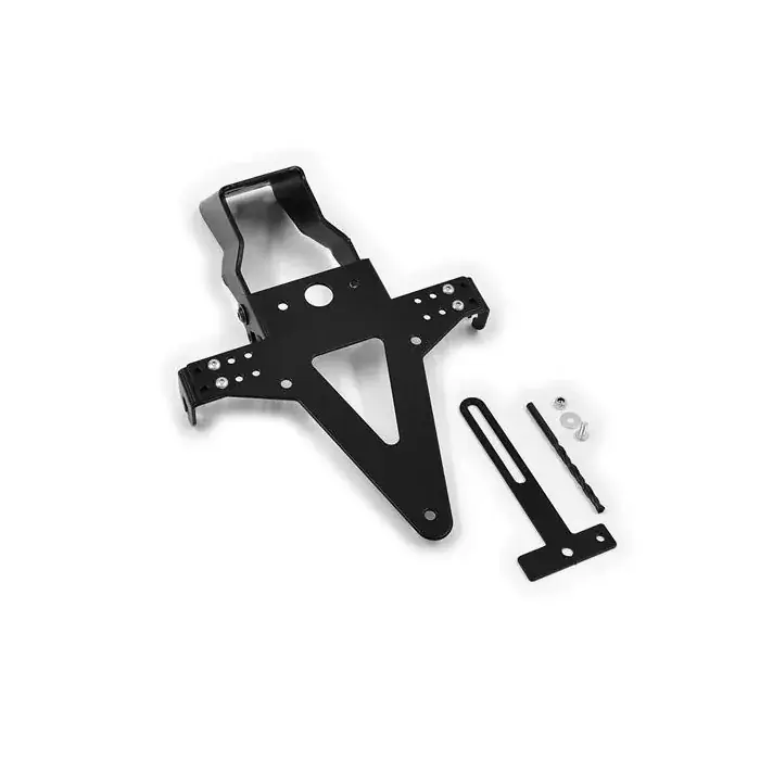 Preiswert Kennzeichenhalter passend für Yamaha R1 04-06 verstellbar schwarz inkl. Reflektorhalter
