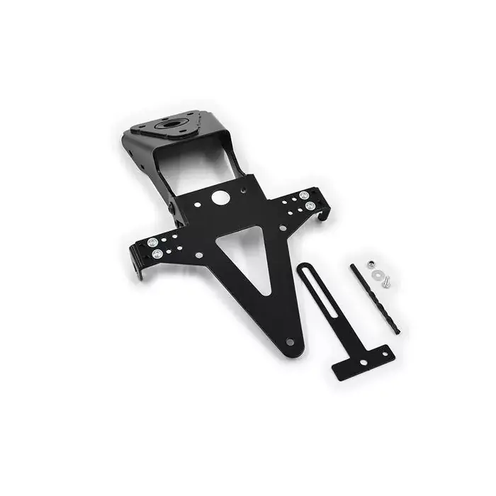 Kennzeichenhalter passend für YAMAHA MT-125 (14–18) schwarz verstellbar inkl. Reflektorhalter Abverkauf