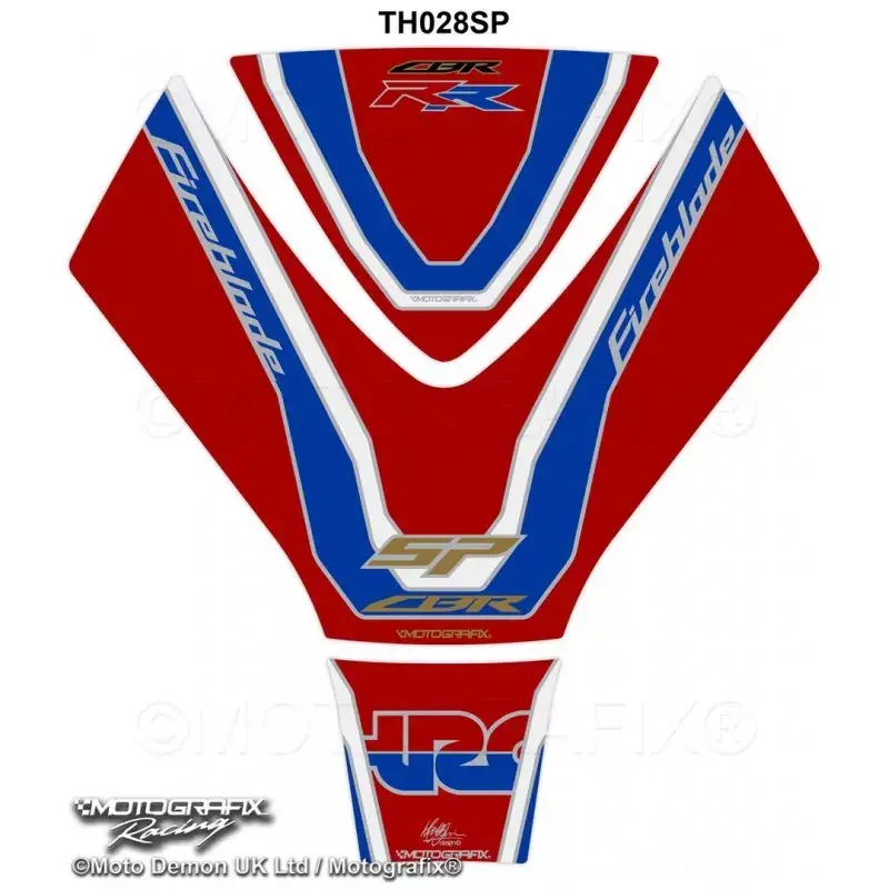 Motografix 3D Gel Tank Pad passend für Honda CBR 1000 RR 2017 Schneller Versand