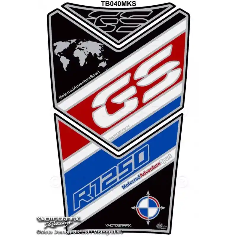Top-Seller Motografix 3D Gel Tank Pad Protector passend für BMW R 1250 GS Adventure
