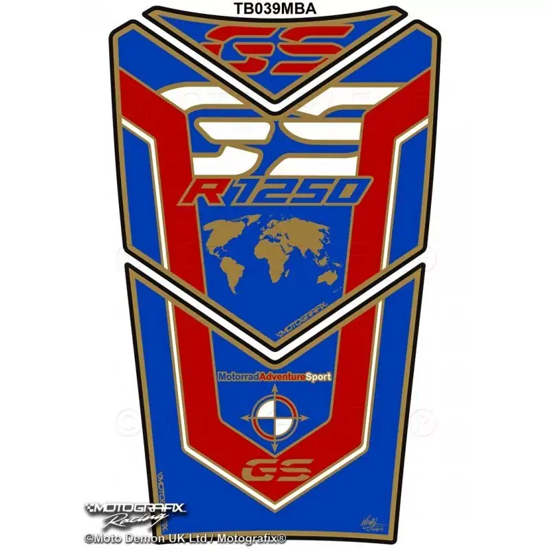 Motografix 3D Gel Tank Pad TB039MBA passend für BMW R 1250 GS Adventure Mega-Angebot