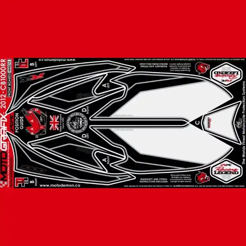 Preisreduziert Motografix Steinschlagschutz vorn passend für Honda CBR 1000 RR 2012-2016