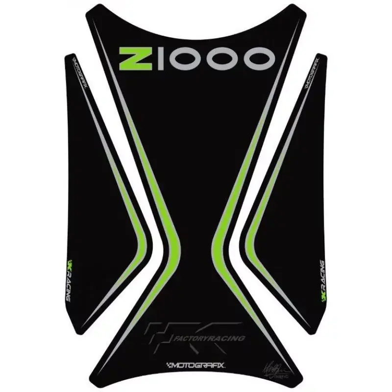 Neue Kollektion Motografix 3D Gel Tank Pad passend für Kawasaki Z 1000 2003-2009