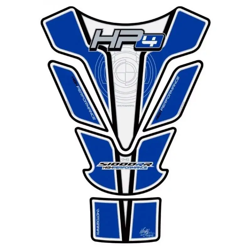 Motografix 3D Gel Tank Pad Blue/White passend für BMW HP4 Beliebt