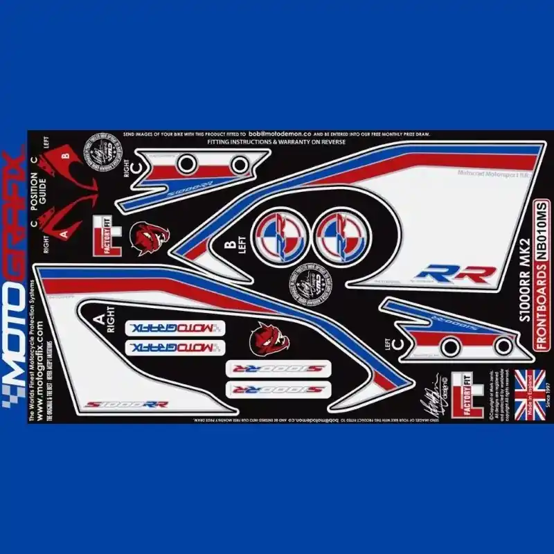 Preis Gesenkt Motografix Steinschlagschutz vorne passend für BMW S 1000 RR 2015-2016