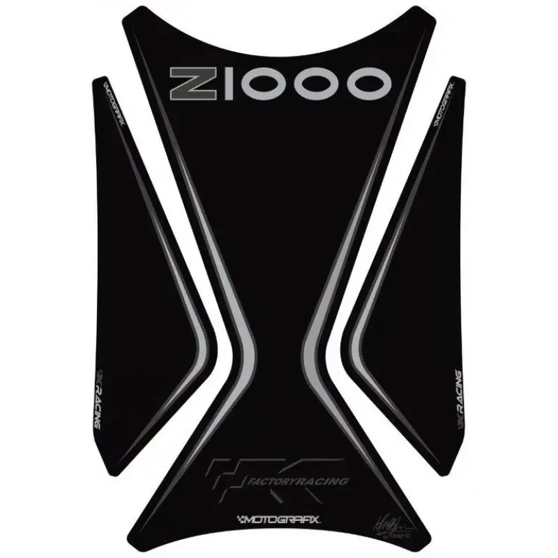 Motografix 3D Gel Tank Pad Protector passend für Kawasaki Z1000 2003-2009 Must-Have