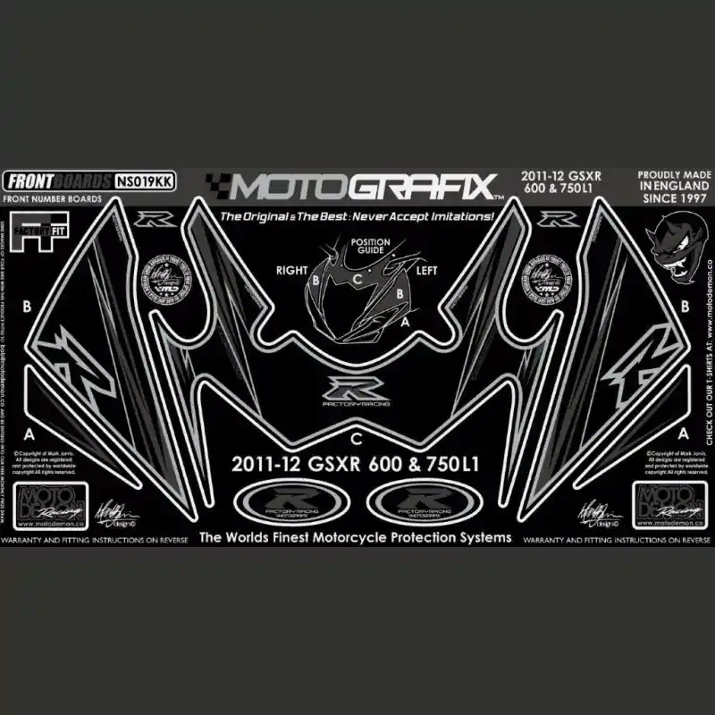 Motografix Steinschlagschutz vorn passend für Suzuki GSX-R 600 / 750 2011 Meistverkauft