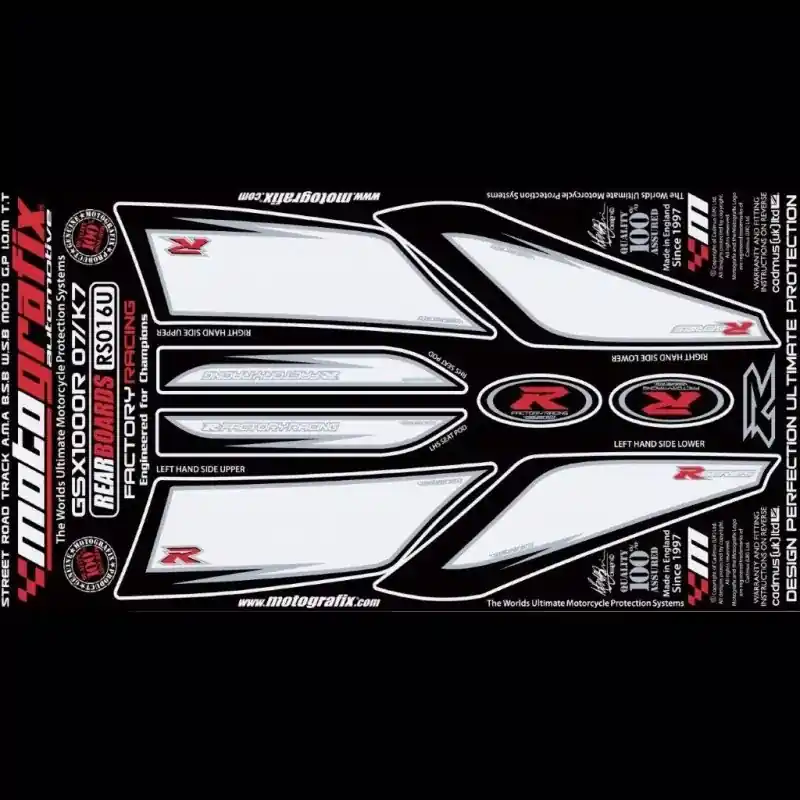 Motografix Steinschlagschutz hinten passend für Suzuki GSX-R 1000 2007-2008 Billig