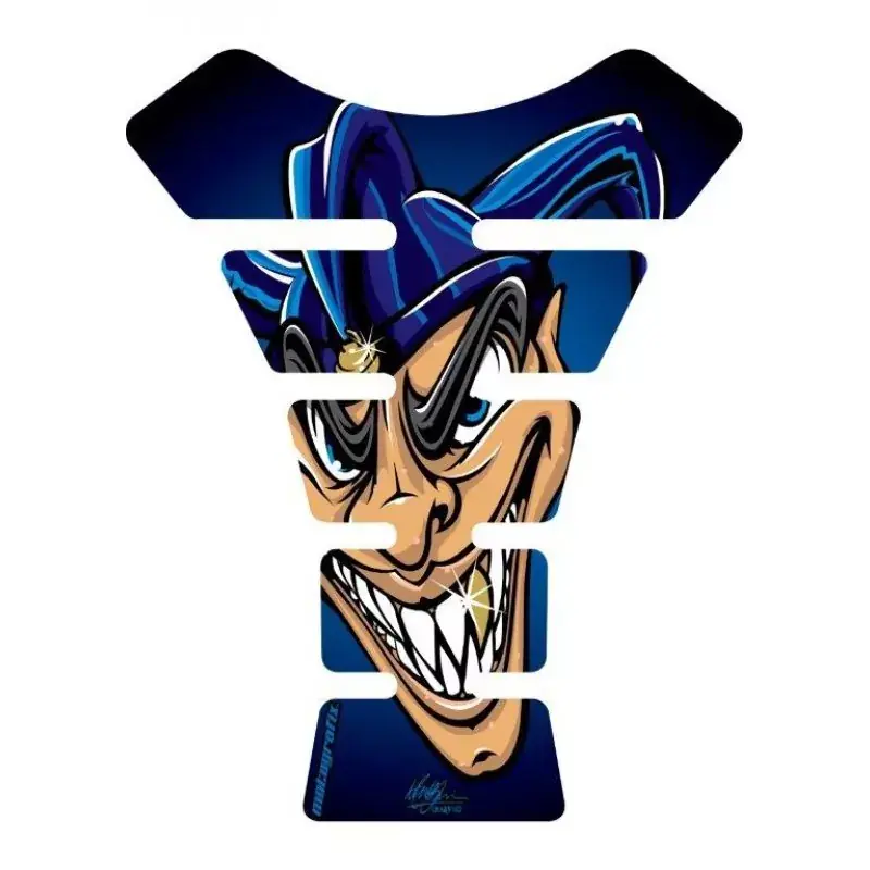 Sonderangebot Motografix Evil Joker Blue 3D Gel Tank Pad Protector