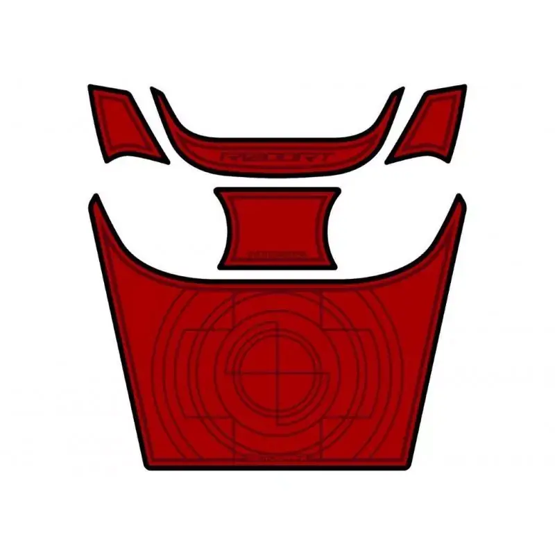 Schneller Versand Motografix 3D Gel Tank Pad TB026R passend für BMW R 1200 RT