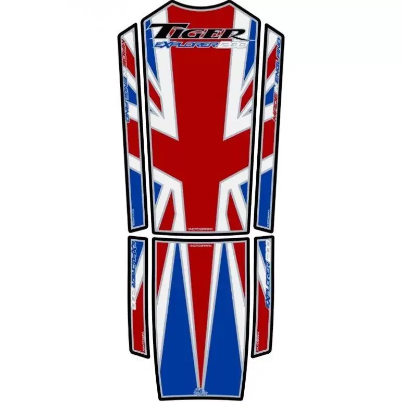 Motografix 3D Gel Tank Pad passend für Triumph Tiger Explorer 1200 Gratis Versand