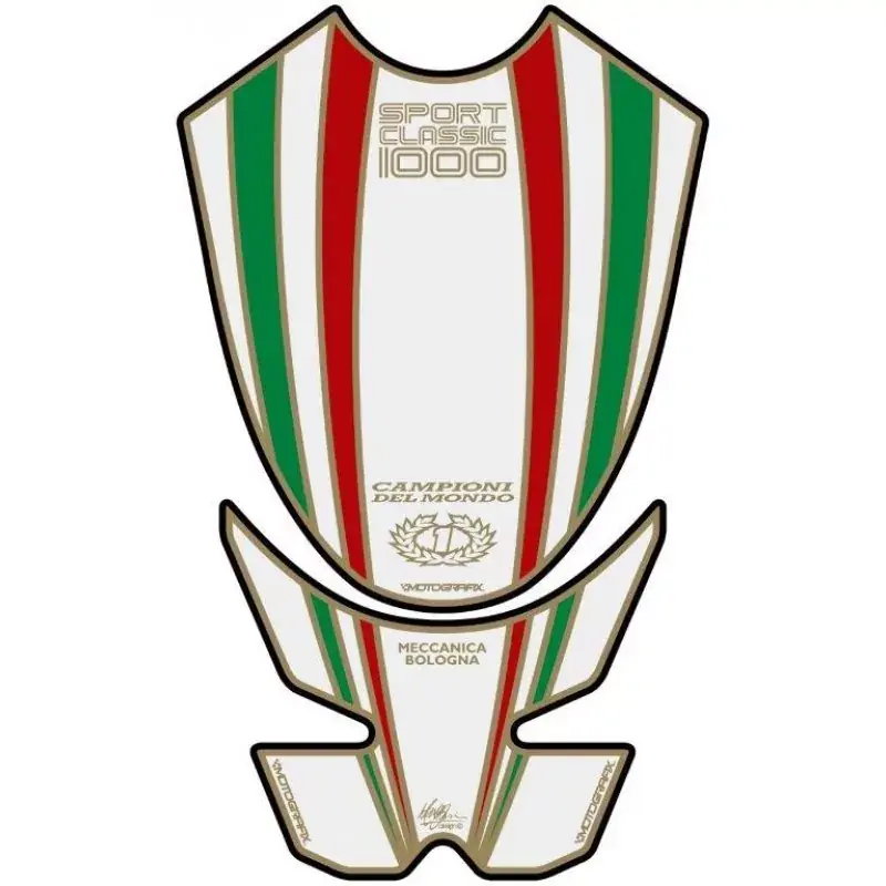 Sale Motografix 3D Gel Tank Pad passend für Ducati Sport Classic 1000