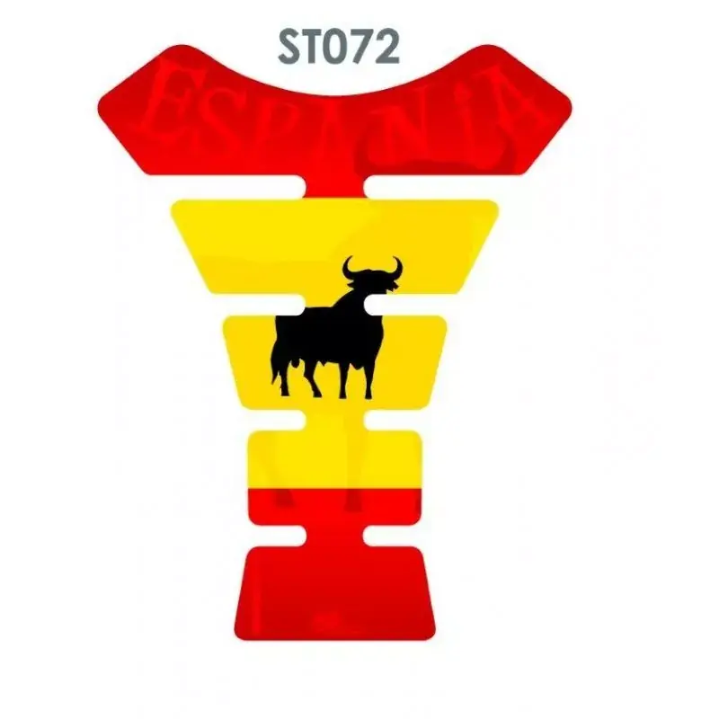 Must-Have Motografix Spanish Style Espania 3D Gel Tank Pad Protector ST072