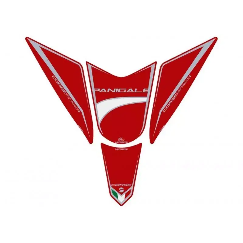 Motografix 3D Gel Tank Pad Protector TD025R passend für Ducati Panigale Kostenfreie Lieferung