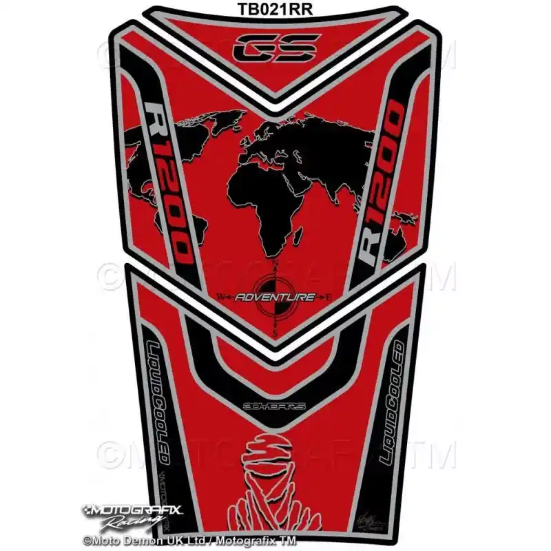 Direkt Vom Hersteller Motografix 3D Gel Tank Pad Protector TB021RR passend für BMW R 1200 GS LC