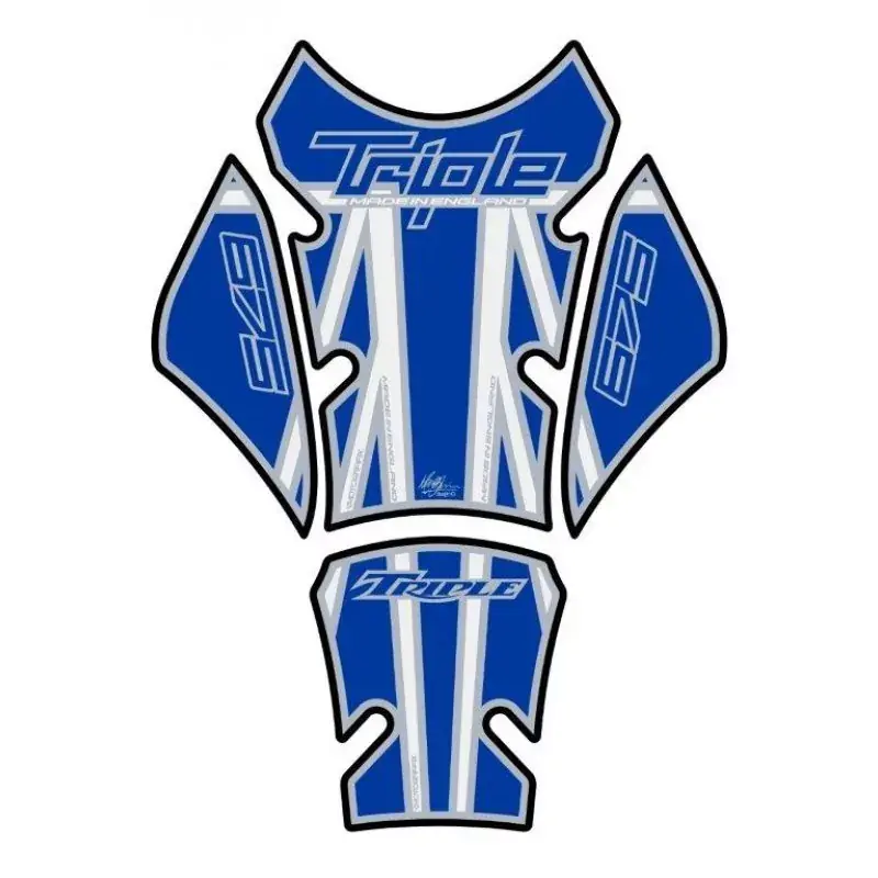 Motografix 3D Gel Tank Pad Protector TT020B passend für Triumph Triple 675 Garantierte Lieferung