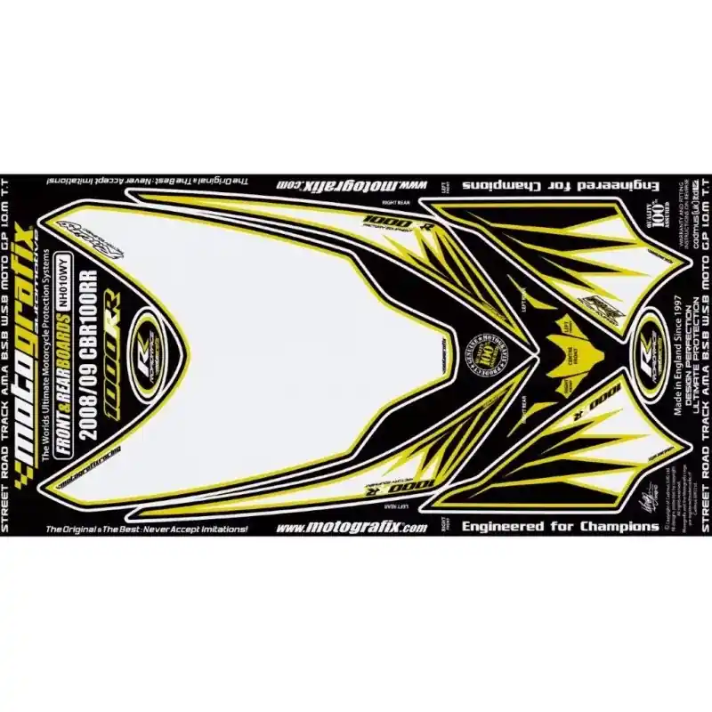 Motografix Steinschlagschutz Set passend für Honda CBR 1000 RR 2008-2011 Solange Der Vorrat Reicht